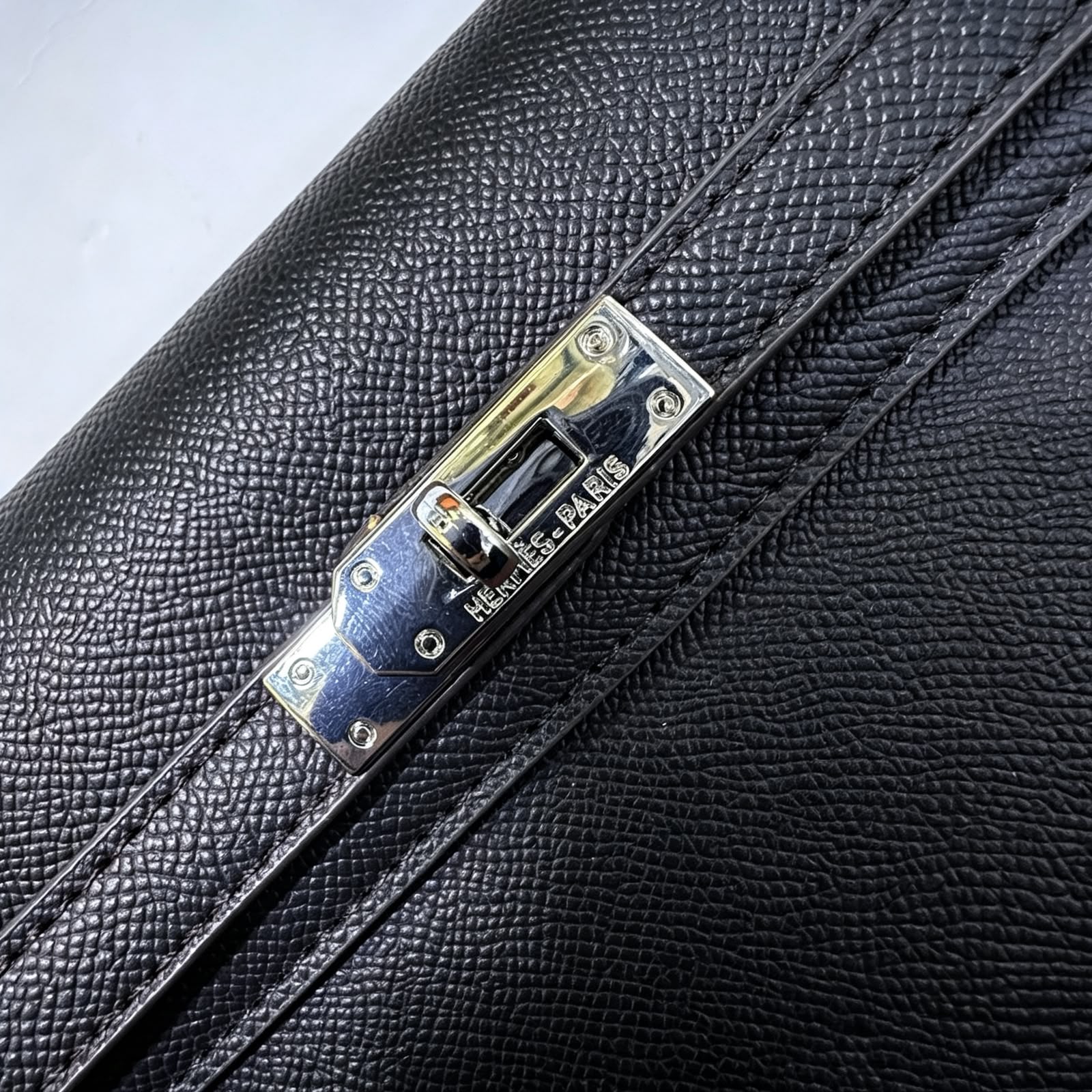 Hermès Kelly To Go Wallet / Clutch (Black / Noir)
