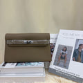 Hermès Kelly To Go Wallet / Clutch (Taupe / Étoupe)
