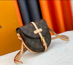 Louis Vuitton Monogram Tambourin Shoulder Bag (Brown)
