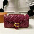 Coach Pillow Madison Quilted Shoulder Bag (Plum / Deep Burgundy)