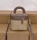 Coach Trail Vanity Case in Signature Canvas (Light Khaki / Beechwood)