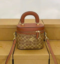 Coach Trail Vanity Case in Signature Canvas (Tan / Rust)