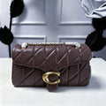 Coach Pillow Madison Quilted Shoulder Bag (Dark Brown / Espresso)