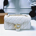 Coach Pillow Madison Quilted Shoulder Bag (White / Chalk)