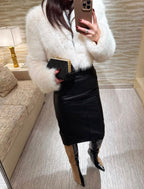 Chanel Quilted Pearl Frame Clutch on Chain (Black)