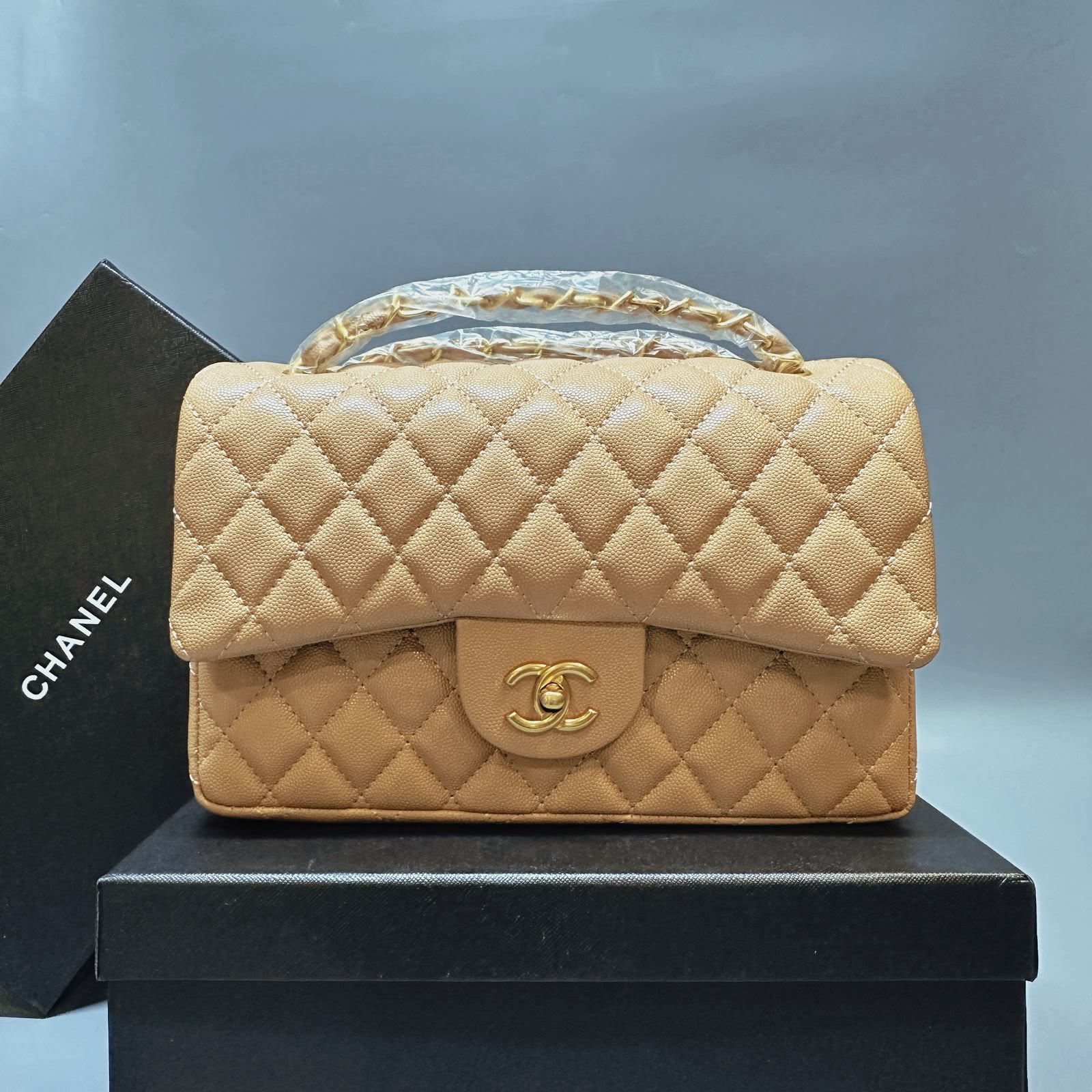 Chanel Trendy CC Flap Bag (Beige / Light Camel)