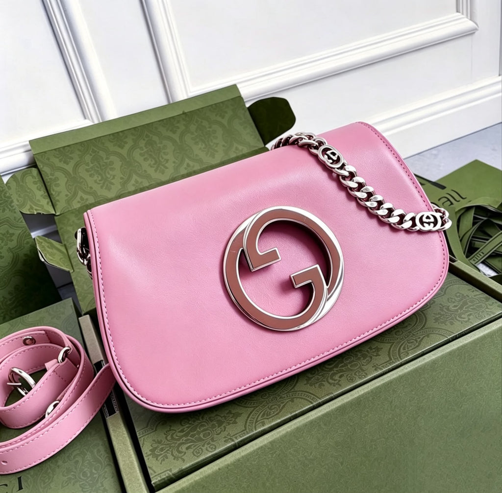 Gucci Blondie Shoulder Bag (Pink)