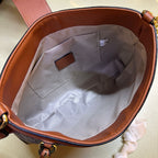 Gucci Padlock GG Small Shoulder Bag (Beige/Ebony with Brown Trim)