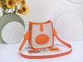 Hermès Neo Evelyne 16 Bag (Orange H / Ecru Officier Canvas)