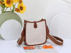 Hermès Neo Evelyne 16 Bag (Gold / Ecru Officier Canvas)