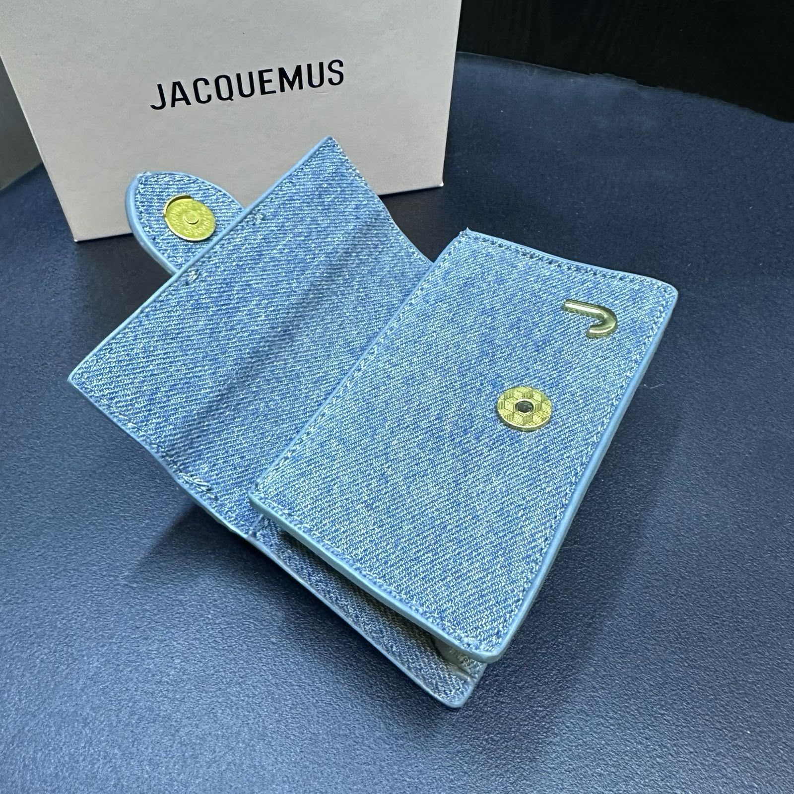 Jacquemus Le Bambino (Light Blue Denim / Gold Hardware)