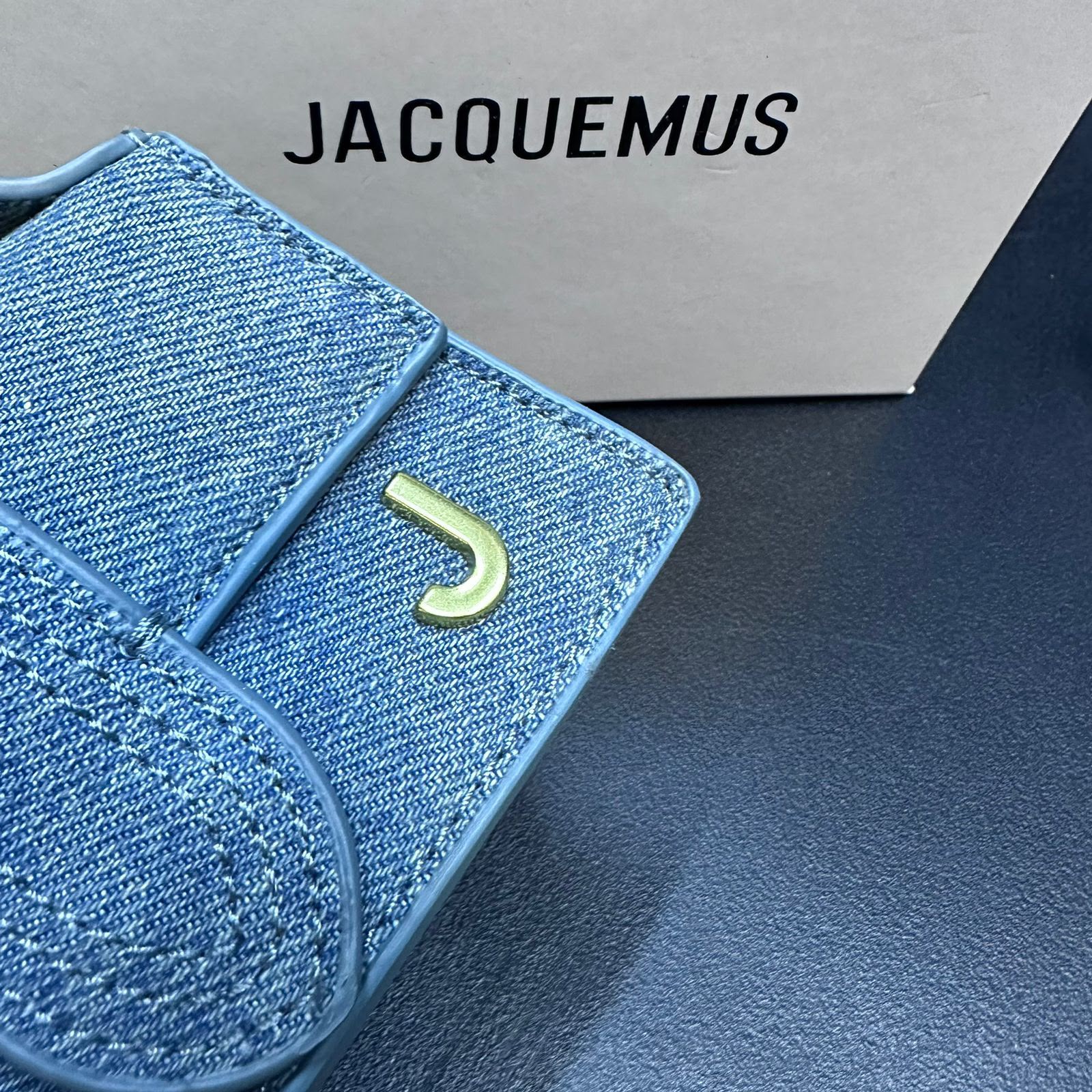 Jacquemus Le Bambino (Light Blue Denim / Gold Hardware)