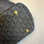 Michael Kors Signature Logo Large Hobo Bag (Black)