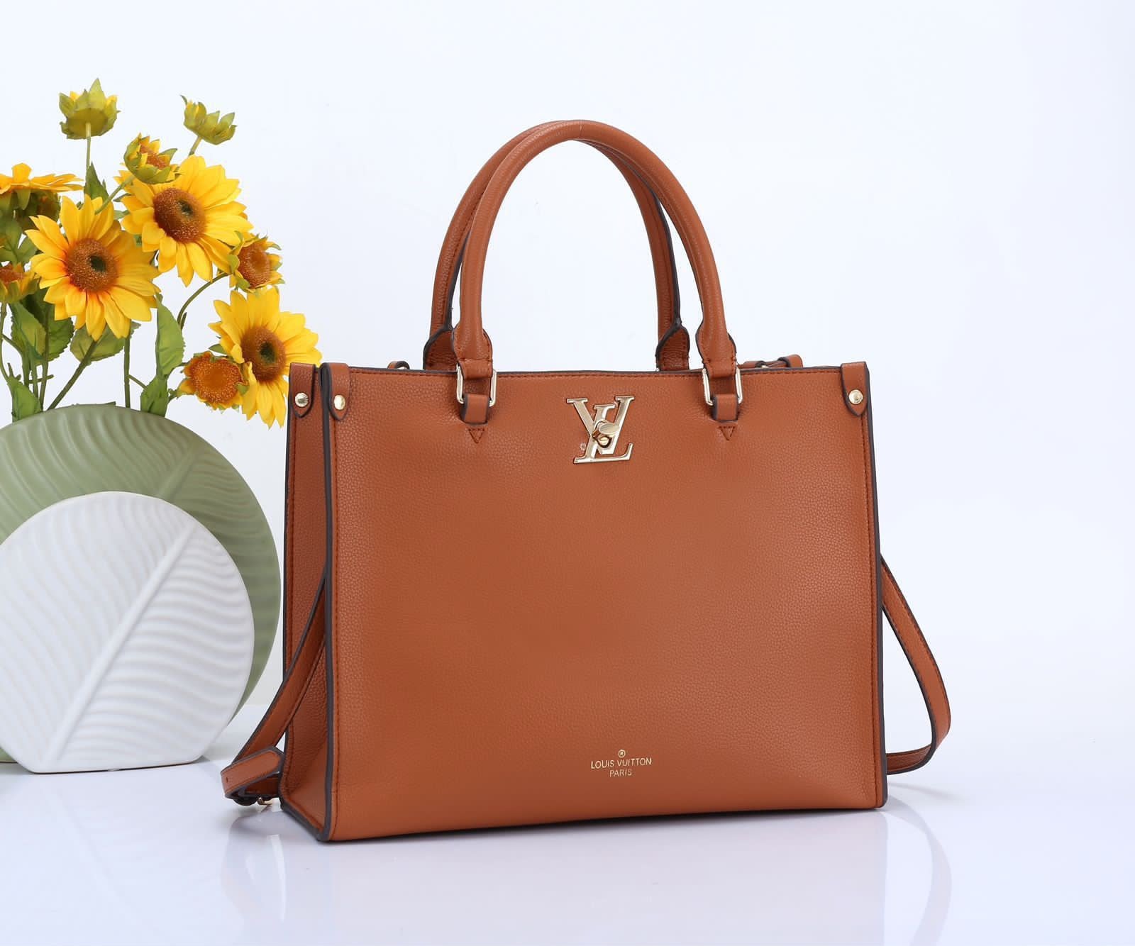 Louis Vuitton Lockme Tote PM (Cognac Brown)