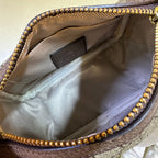 Gucci Ophidia Mini Bag (Beige and Ebony GG Supreme Canvas / Green and Red Web)
