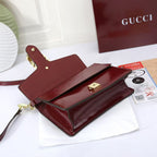 Gucci Dionysus Mini Top Handle Bag (Burgundy / Rosso Ancora Patent Leather)