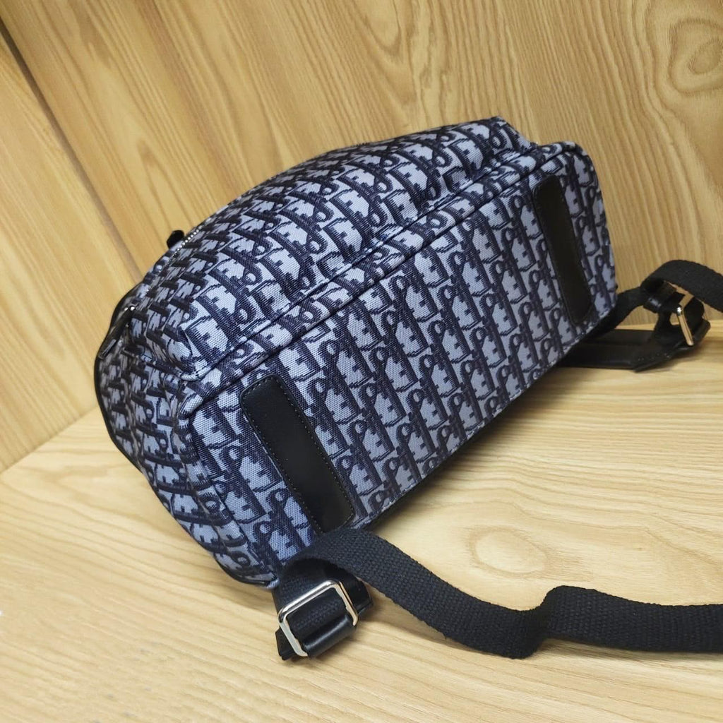 Dior Rider Backpack (Blue Dior Oblique Jacquard)