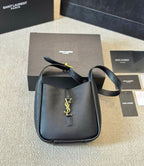 Saint LaurentToy 5 à 7 Bucket Bag (Black Grained Leather)