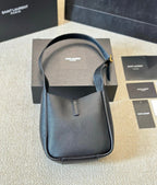 Saint LaurentToy 5 à 7 Bucket Bag (Black Grained Leather)