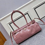 Prada Antique Nappa Leather Shoulder Bag (Dusty Pink / Rose)