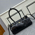 Prada Antique Nappa Leather Shoulder Bag (Black)