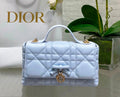 Lady Dior Miss Dior Flap Bag (Light Blue / Cloud Blue)