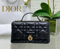 Lady Dior Miss Dior Flap Bag(Black)