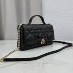 Lady Dior Miss Dior Flap Bag(Black)