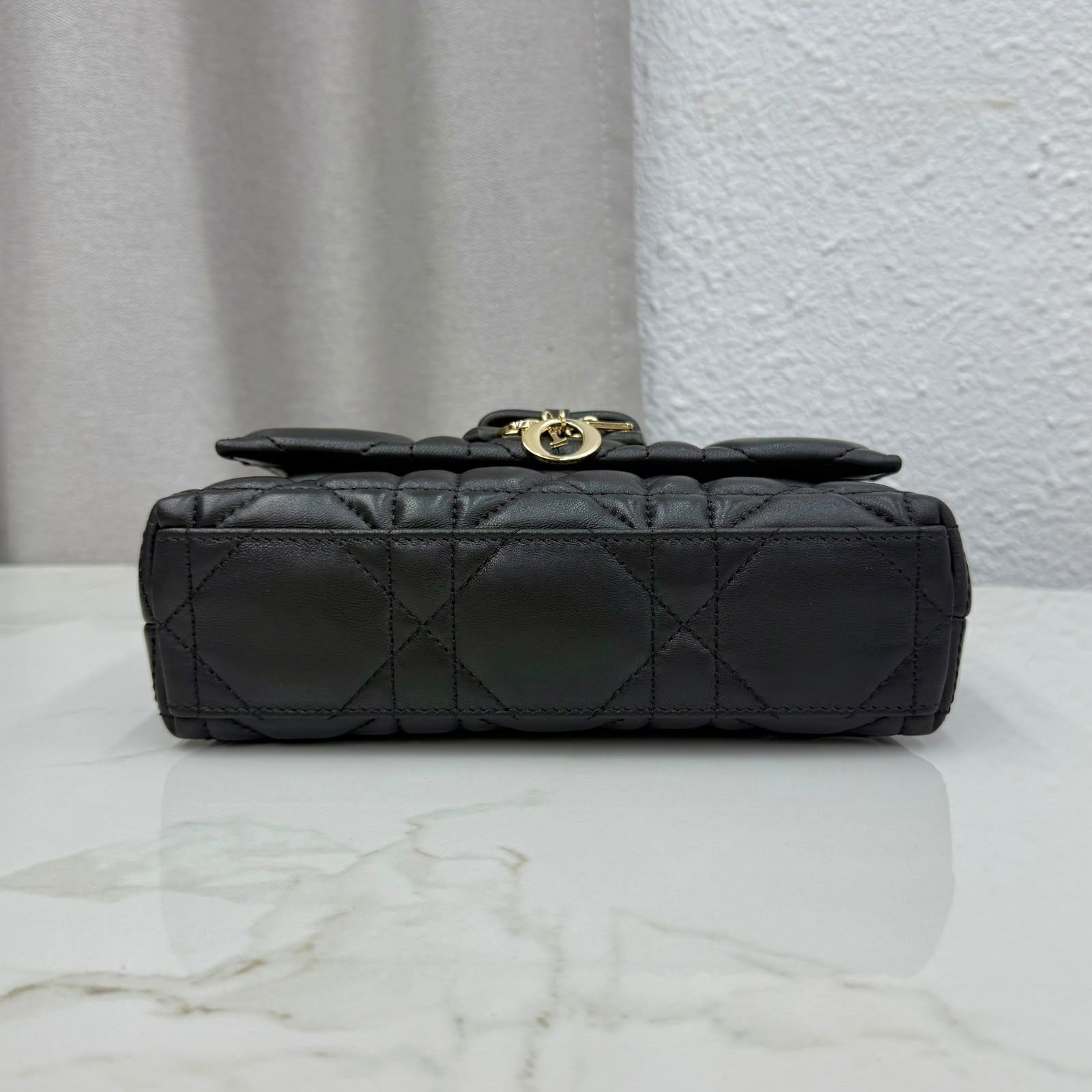 Lady Dior Miss Dior Flap Bag(Black)