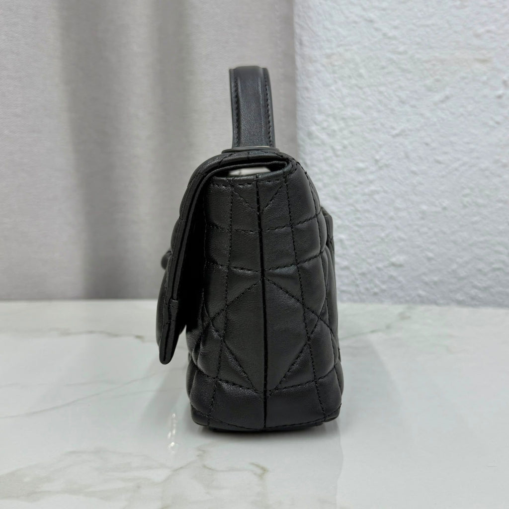 Lady Dior Miss Dior Flap Bag(Black)