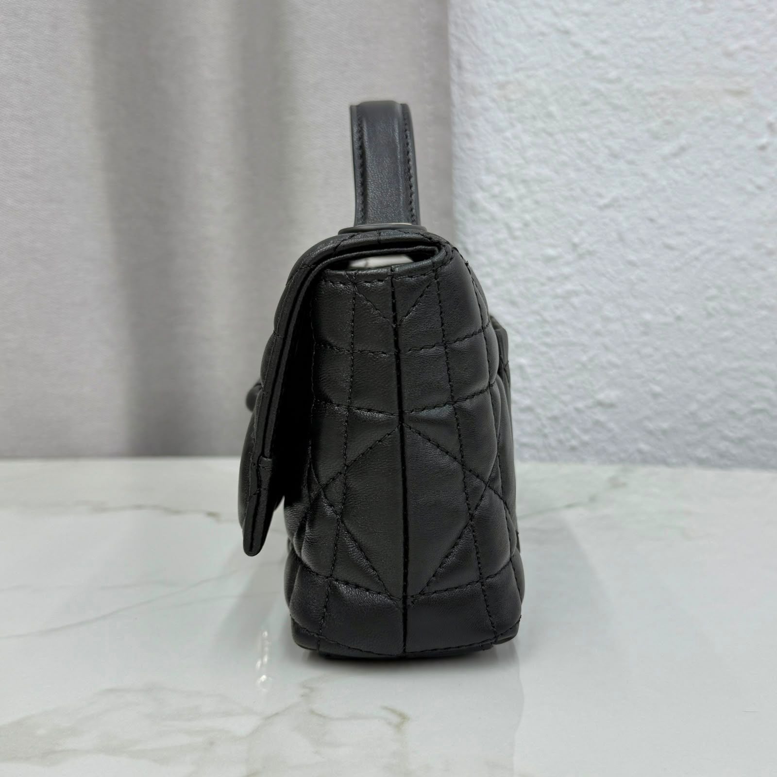 Lady Dior Miss Dior Flap Bag(Black)