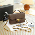 Chanel Trendy CC Mini Flap Bag with Top Handle (Dark Brown / Espresso)