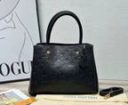 Louis Vuitton Belmont NV MM (Monogram Empreinte Black / Noir)