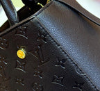 Louis Vuitton Belmont NV MM (Monogram Empreinte Black / Noir)