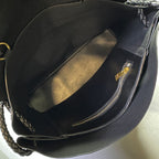 Bottega Veneta Andiamo Large Top Handle Bag (Black / Noir)