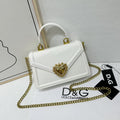 Dolce & Gabbana Devotion Top Handle Bag (White)