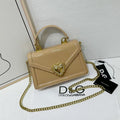Dolce & Gabbana Devotion Top Handle Bag (Beige/Nude)