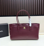 CC Shopping Tote / Executive Tote (Burgundy / Bordeaux)