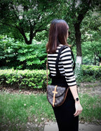 Louis Vuitton Monogram Tambourin Shoulder Bag (Brown)