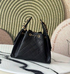 Chanel Grained Calfskin In The Loop Tote Bag (Black)