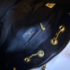 Chanel Grained Calfskin In The Loop Tote Bag (Black)
