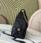 Chanel Grained Calfskin In The Loop Tote Bag (Black)