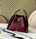 Chanel Grained Calfskin In The Loop Tote Bag (Burgundy / Wine Red)