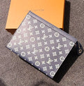 Louis Vuitton Monogram Sketch Pouch Voyage (Navy / White)