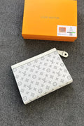 Louis Vuitton Monogram Pouch Voyage (White / Grey Outlines)