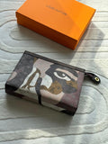 Louis Vuitton Monogram Camouflage Portrait Pouch Voyage (Brown / Khaki / Multicolor Graphic)