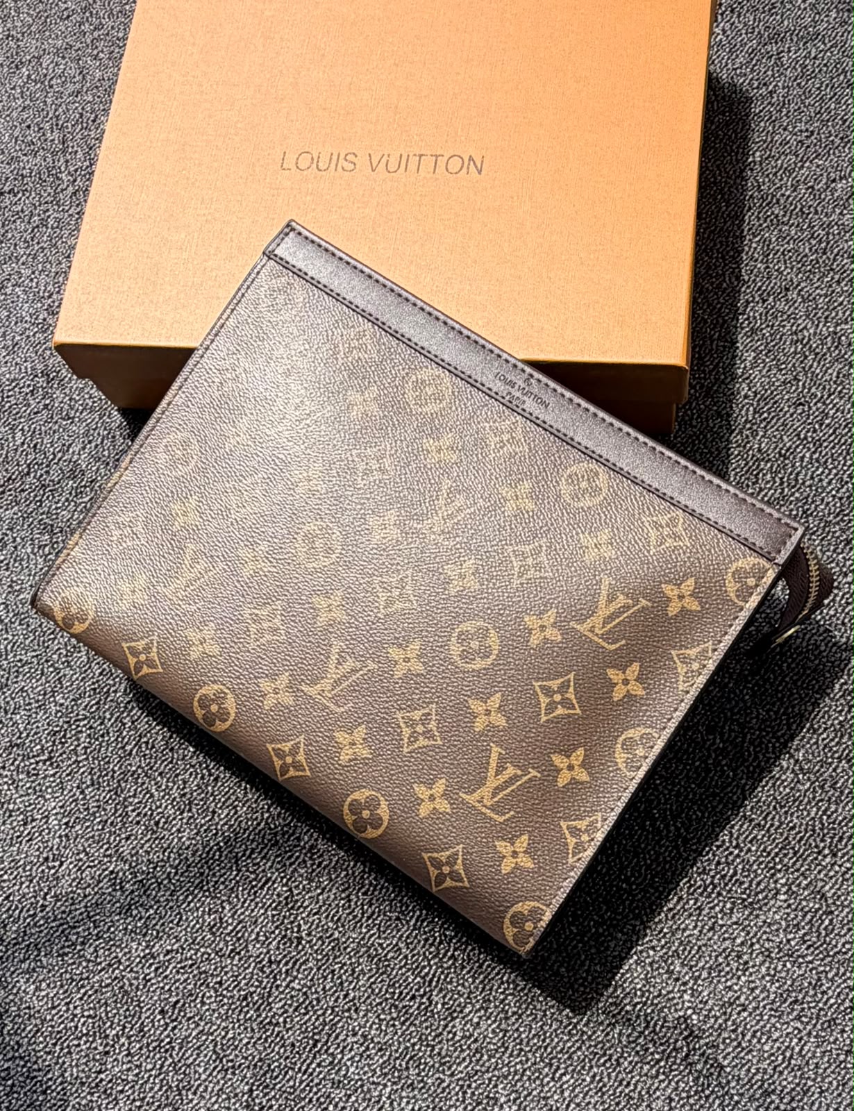 Louis Vuitton Monogram Pouch Voyage (Classic Brown)