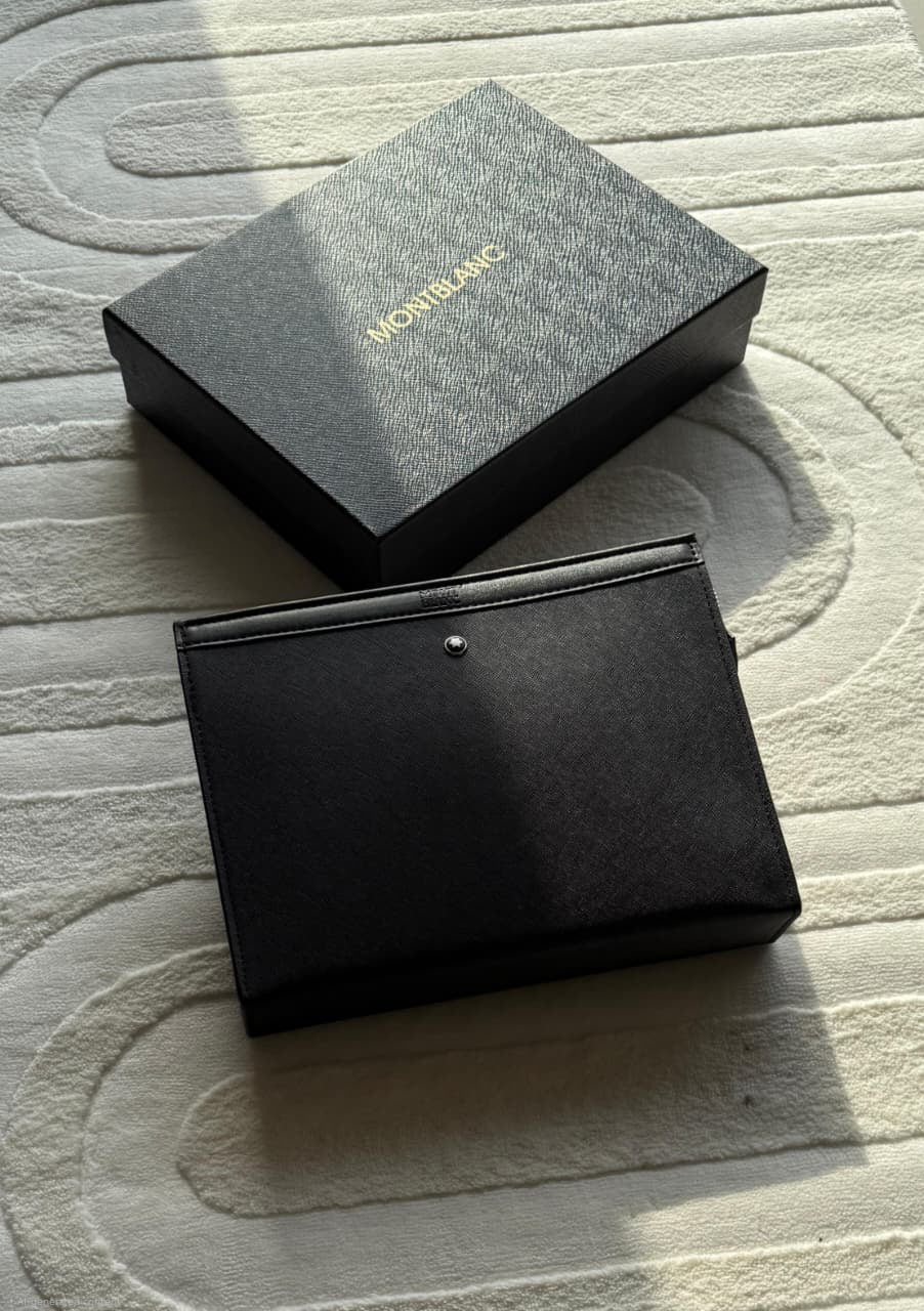 Montblanc Meisterstück Selection Saffiano Leather Pouch (Black)