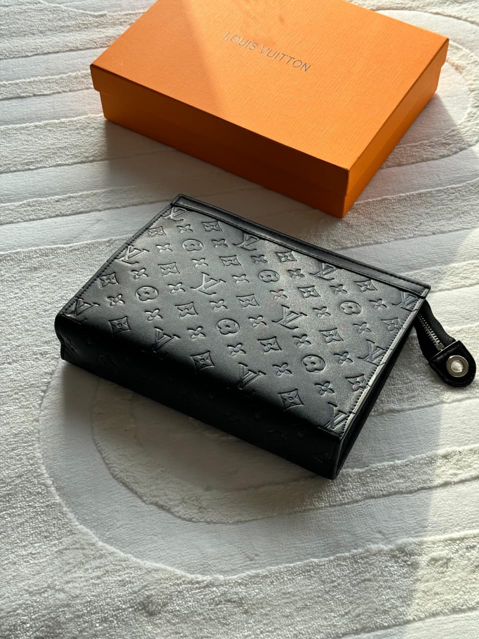 Louis Vuitton Monogram Shadow Pouch Voyage (Black)