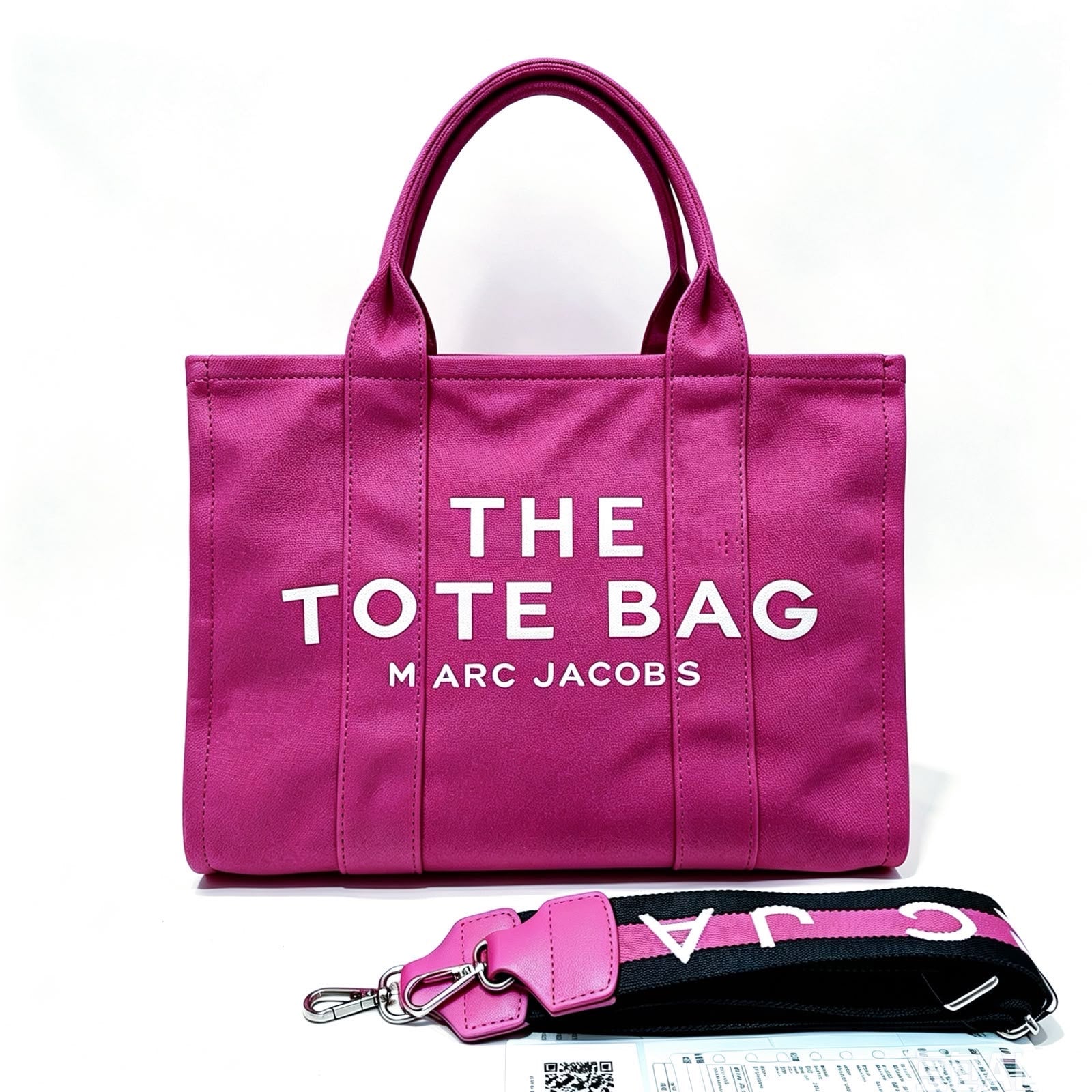 Marc Jacobs The Canvas Tote Bag (Magenta / Hot Pink)